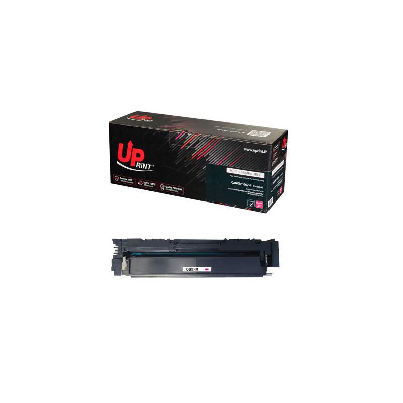 Toner Uprint compatible Canon 067H magenta - Remplace 5104C002/5100C002 Toner Uprint compatible Canon 067H magenta - Remplace 5104C002/5100C002