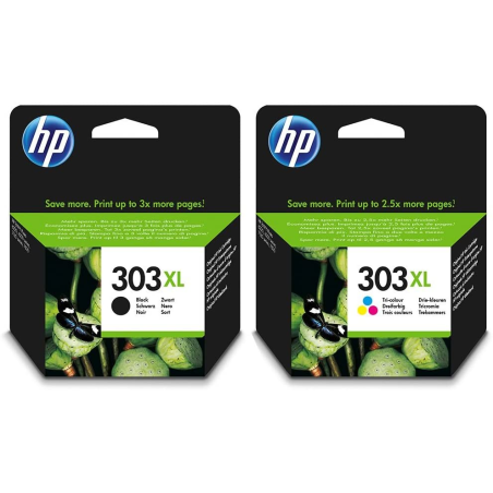 ✅ HP MultiPack 303 XL Noir / couleurs couleur pack en stock
