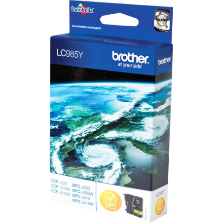 ✅ Brother cartouche encre LC985Y jaune couleur jaune en stock