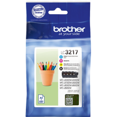 Pack cartouches Brother LC3217 couleurs