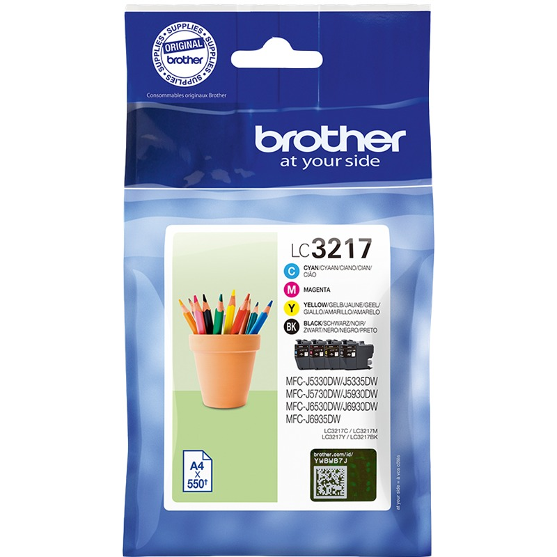 Brother Pack LC-3217 4 cartouches
