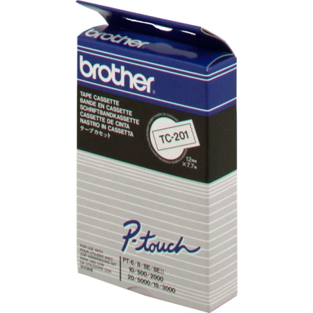Cassette de ruban Brother TC-201