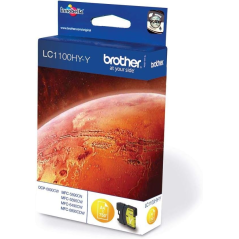 ✅ Brother cartouche encre LC-1100HY jaune couleur jaune en stock