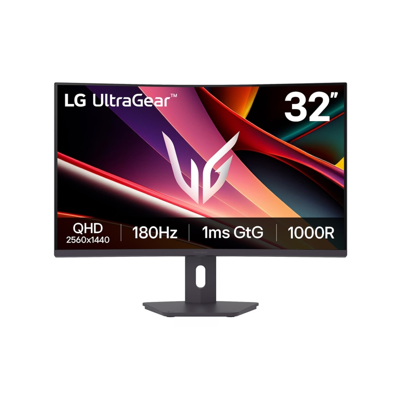Moniteur incurvé LG UltraGear 31,5" (80 cm) - Dalle VA QHD 1000R - FreeSync 180 Hz - Temps de réponse 1 ms - Format 16:9