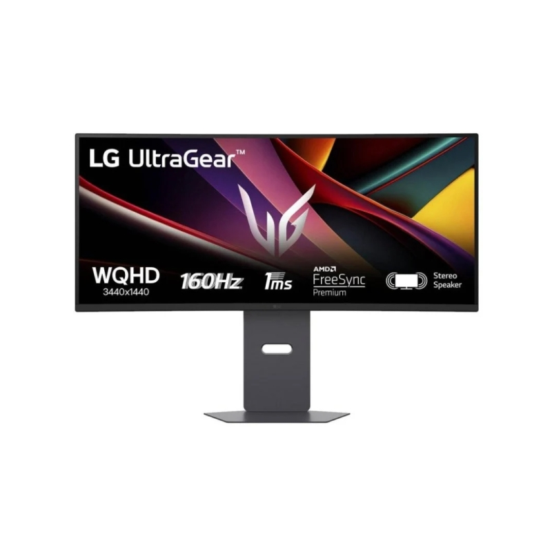 Moniteur incurvé LG UltraGear 34" 1500R VA UltraWide QHD 160 Hz HDR10 FreeSync Premium - Temps de réponse 1 ms - Haut-parleurs