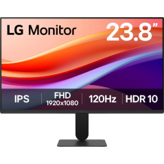 Moniteur LG 23,8" LED IPS Entrée de gamme Full HD 120 Hz - Temps de réponse 5 ms - 16:9 - HDMI - VESA 100 x 100 mm