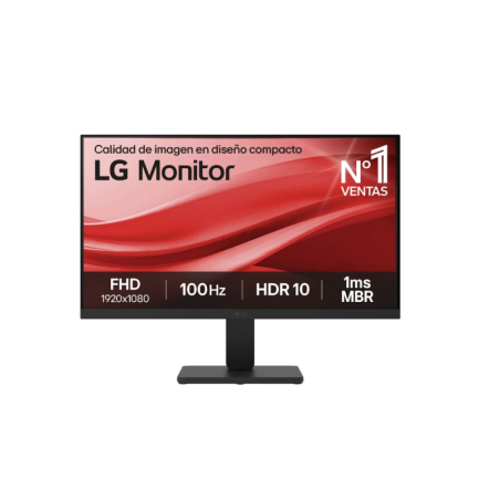 Moniteur LED LG 21,5" FullHD 1080p HDR 100 Hz - Réponse 1 ms - 16:9 - VGA, HDMI - VESA 100 x 100