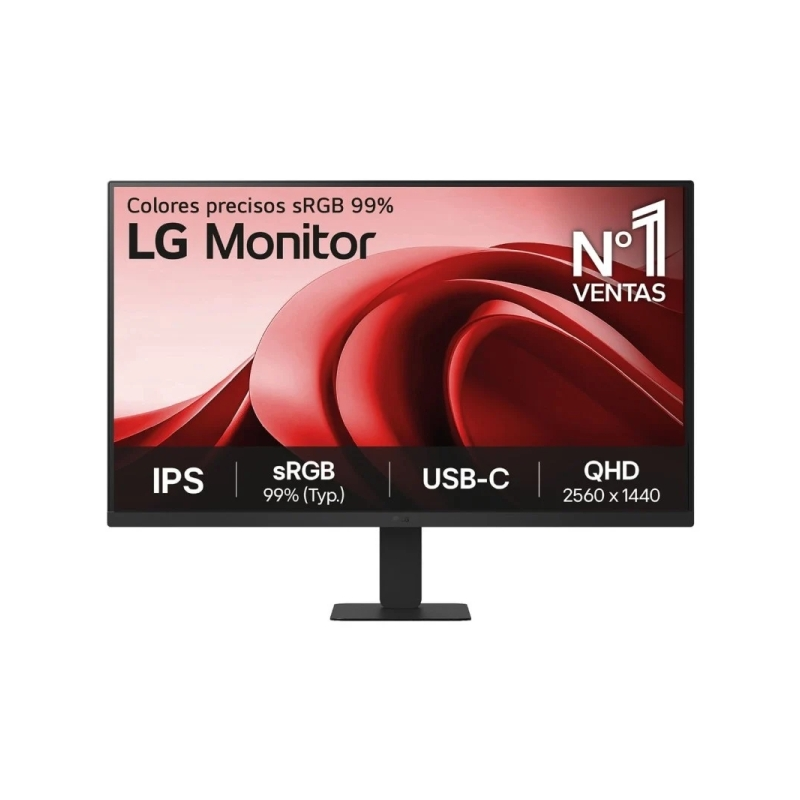 Moniteur LED LG 27U631A-B 27" IPS QHD 100 Hz HDR - Temps de réponse de 5 ms - Inclinaison réglable - HDMI, USB-C - VESA 100 x