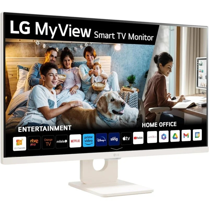 Moniteur intelligent LG MyView 31,5" LED IPS FullHD 1080p 60 Hz WiFi, Bluetooth - Haut-parleurs - Angle de vision 178º - 16:9