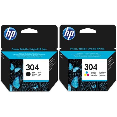 Cartouches HP 304 noir couleur