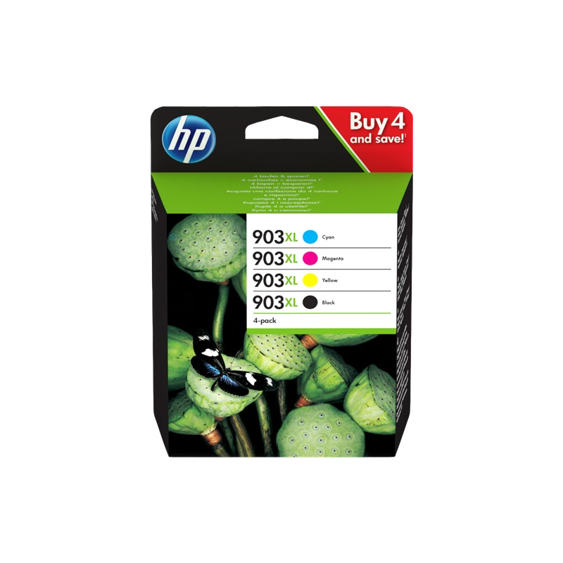 HP Pack cartouche encre HP 903XL (C.M.J.N) HP Pack cartouche encre HP 903XL (C.M.J.N)