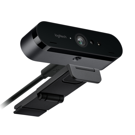 Logitech Brio Webcam 4K Ultra HD - HDR - Enregistrement 4K - Zoom numérique 5X