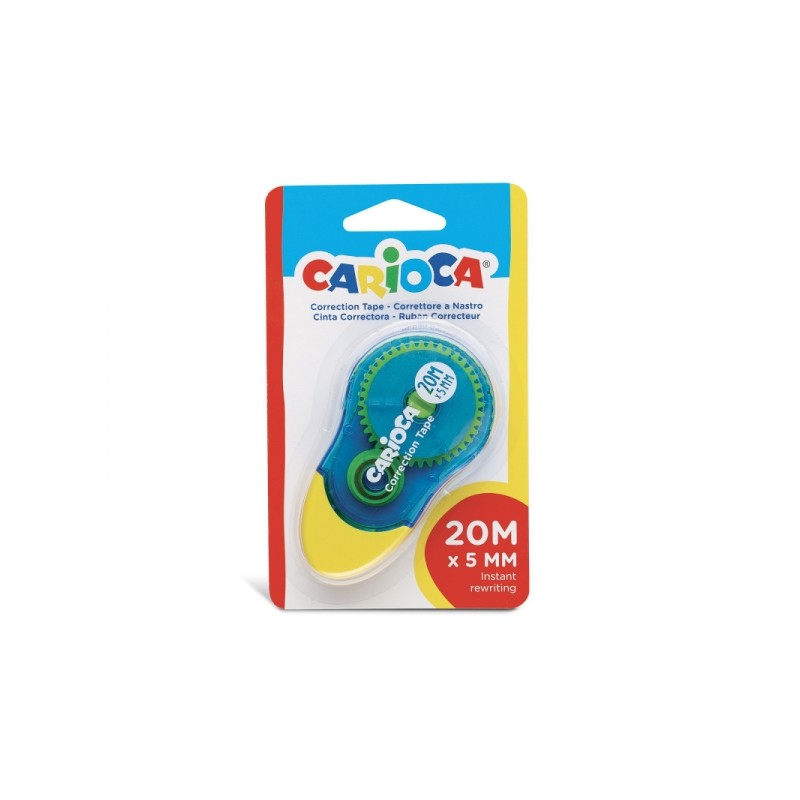 Ruban correcteur blanc 20m x 5mm Carioca