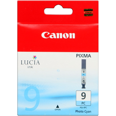 ✅ Canon Cartouche encre PGI-9pc (1038B001) Cyan photo couleur cyan clair en stock
