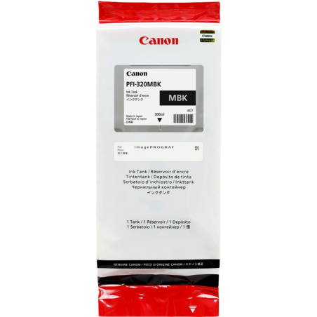 ✅ Canon Cartouche encre PFI-320mbk (2889C001) Noir Mat couleur Noir en stock