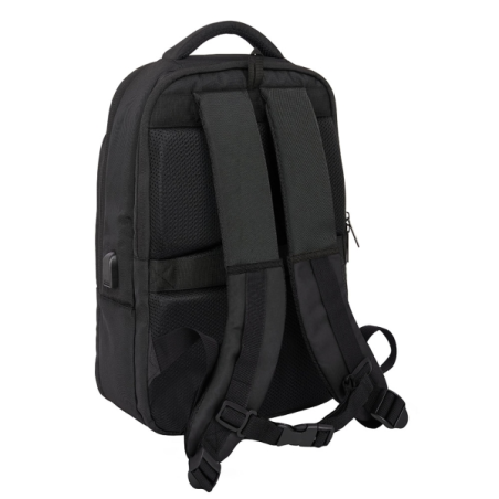 Sac à dos Safta FC Barcelone Premium pour ordinateurs portables jusqu'à 15,6 pouces - Port USB - Porte-bouteille - Double