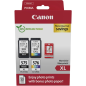 Canon PG-575XL/CL-576XL Multipack de 2 cartouches d'encre originales + 50 feuilles de papier photo - 5437C006 Canon PG-575XL/CL-576XL Multipack de 2 cartouches d'encre originales + 50 feuilles de papier photo - 5437C006