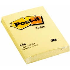 ✅ Bloc Post-it de 100 Notes Autocollantes Amovibles Jaune Canari 51x76 mm - Papier certifié PEFC - 7100172750 - en stock