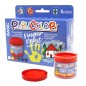 PlayColor Basic Finger Paint Lot de 6 flacons de peinture au doigt 40 ml - Testé dermatologiquement - Séchage rapide - Sans