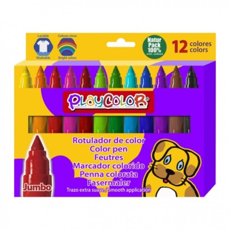boîte marqueurs jumbo PlayColor colorés