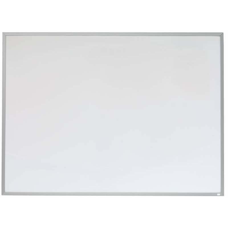 Nobo Petit tableau blanc magnétique avec cadre en aluminium 585 x 430 mm - Effaçable à sec - Blocs adhésifs - Idéal pour les