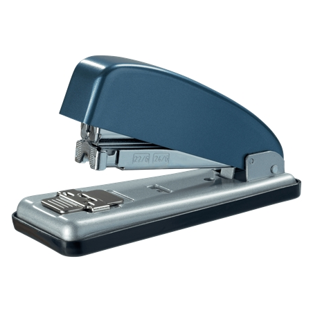 ✅ Petrus 226 Agrafeuse Métal - Jusqu'à 30 Feuilles - Agrafage Fermé, Ouvert et Clouage - Couleur Bleu/Argent en stock