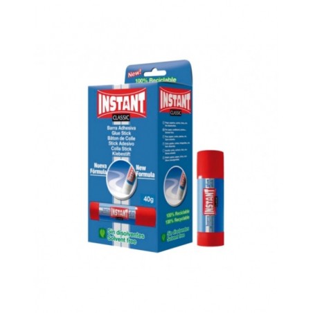 ✅ LOT de 12 Bâton de Colle Instantanée Classique 40grs - Convient aux Enfants et/ou Usage Domestique - Lavable en stock