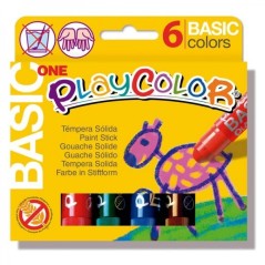 ✅ PlayColor Basic Un paquet de 6 couleurs unies - Elles ne froissent pas le papier - Elles n'ont pas besoin d'ea en stock
