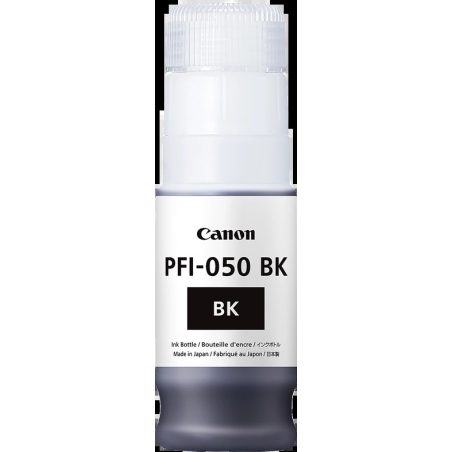 ✅ Canon PFI050 Bouteille d'encre noire originale - PFI050BK/5698C001 couleur Noir en stock