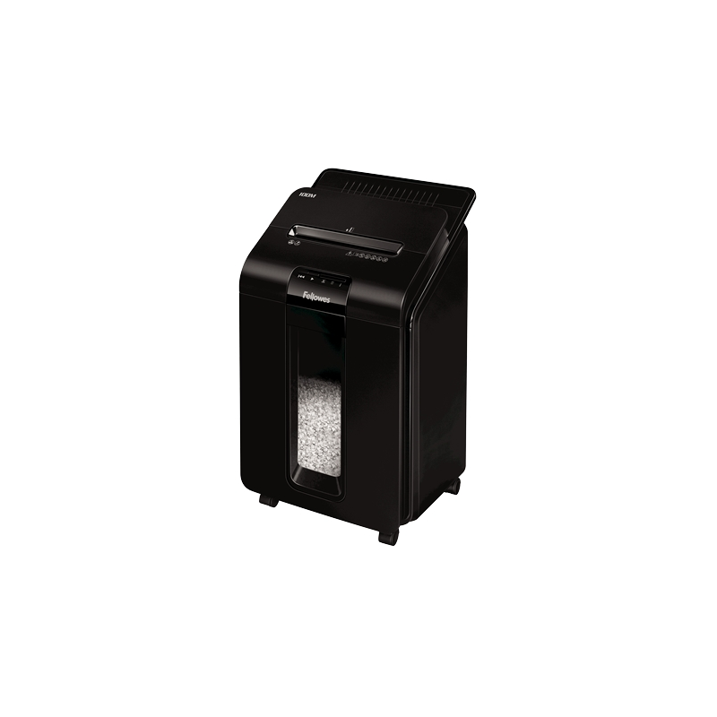 Fellowes AutoMax 100M Mini Cut Destructeur De Papier Automatique - Alimentation Automatique De 100 Feuilles - Fente Manuelle De