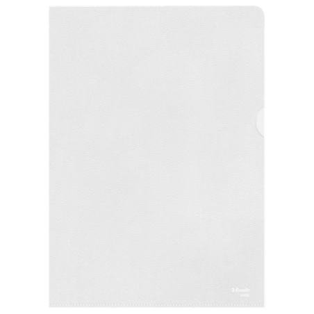 chemise plastique blanche onglet Esselte
