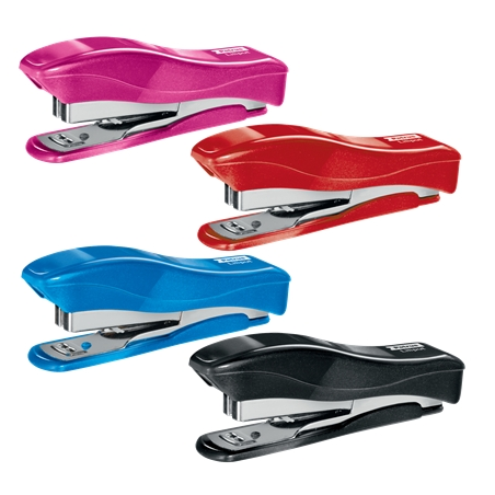 ✅ LOT de 10 Agrafeuse Petrus 200 Liliput WOW + 1 boîte de 1 000 agrafes 23/6 - Jusqu'à 12 feuilles - Agrafes 2 en stock