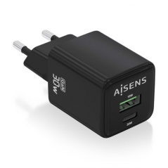 ✅ Aisens Gan USB-C Chargeur 30W - Haute efficacité énergétique - Technologie AI pour une charge rapide - Mult en stock