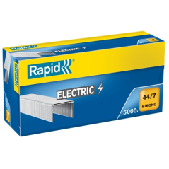 ✅ Rapid Strong 44/7 Coffret Electrique de 5000 Agrafes 44/7 - Jusqu'à 70 Feuilles - Fil Galvanisé Renforcé co en stock