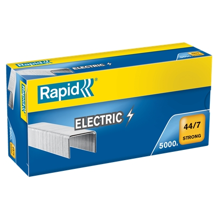 ✅ Rapid Strong 44/7 Coffret Electrique de 5000 Agrafes 44/7 - Jusqu'à 70 Feuilles - Fil Galvanisé Renforcé co en stock