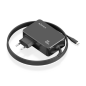 Chargeur pour ordinateur portable Aisens GaN USB-C/PD 100 W PD3.0 - Câble de 1,80 m - Noir