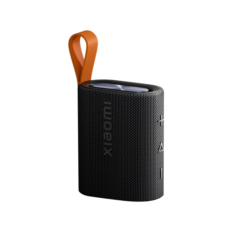 Xiaomi Sound Pocket Enceinte 5W TWS Bluetooth 5.4 - Autonomie jusqu'à 10h - Résistance IP67 - Couleur Noir/Orange