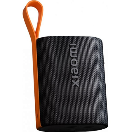 Xiaomi Sound Pocket Enceinte 5W TWS Bluetooth 5.4 - Autonomie jusqu'à 10h - Résistance IP67 - Couleur Noir/Orange