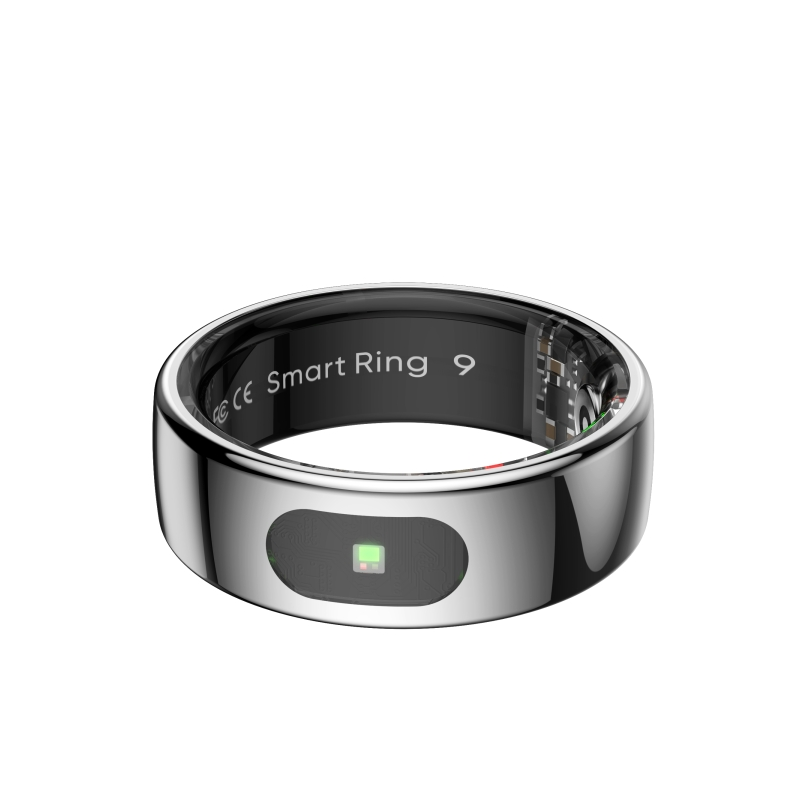 Bague connectée Leotec Kör HA - Fréquence cardiaque et température corporelle - Moniteur de sommeil - 5 ATM - Étanche - Taille