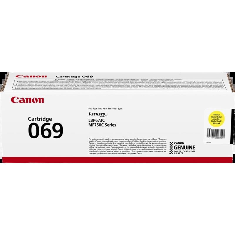 Canon toner 069 jaune (5091C002)
