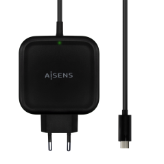 ✅ Aisens Chargeur 65W PD3.0 QC3.0 1xUSB-C 1.2m - Couleur Noir couleur Noir en stock