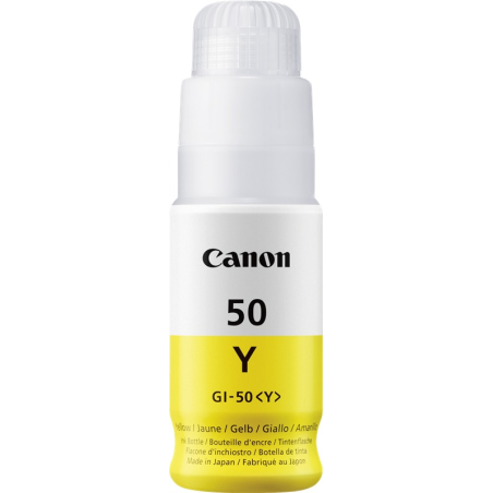 ✅ Canon Cartouche encre GI-50y (3405C001) Jaune couleur jaune en stock