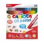 Carioca Lot de 50 Pastels à l'Huile - Couleurs Vives - Lavables - Résistants à la Lumière - Couvrants - Faciles à mélanger
