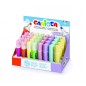 Carioca Memolight Présentoir de 32 Surligneurs - Couleurs Fluo et Pastel - Lumineux et Lavable - Encre à Base d'Eau - Pointe