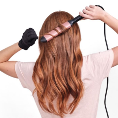 Fer à boucler Babyliss C457E ovale 6 températures rose noir précis et polyvalent