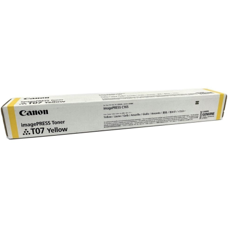 ✅ Cartouche de toner jaune originale Canon imagePRESS T07 - 3644C001 couleur jaune en stock