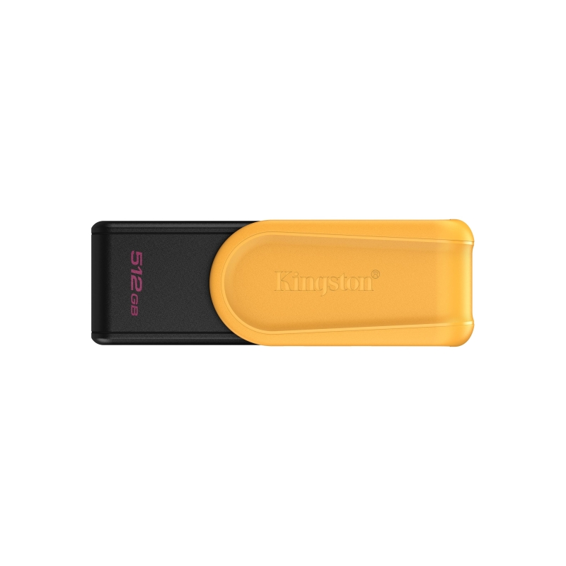 Clé USB Kingston DataTraveler Exodia 512 Go - USB 3.2 Gen 1 - Capuchon pivotant - Jaune