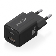 Aisens Gan USB-C Chargeur 30W - Haute efficacité énergétique - Technologie AI pour une charge rapide - Multiples protections de