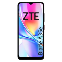 Smartphone ZTE Blade A35e - Écran 6,52" - 2 Go de RAM + 2 Go de stockage - 32 Go de stockage - Fréquence de rafraîchissement de