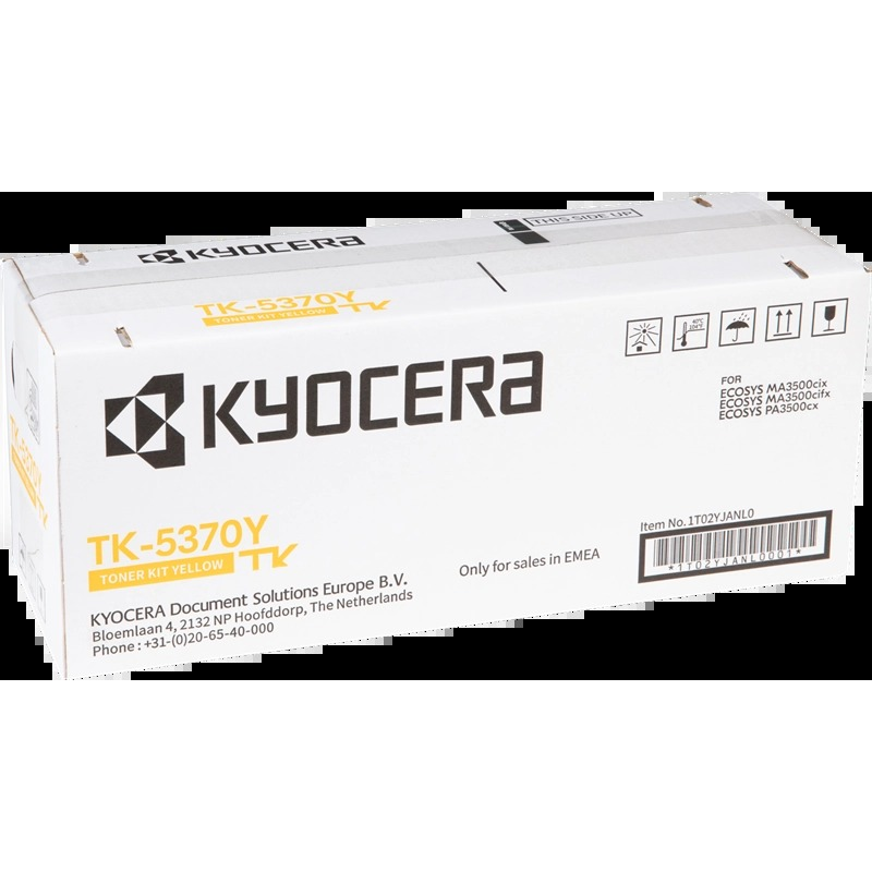 Cartouche de toner originale jaune Kyocera TK5370 - 1T02YJANL0/TK5370Y